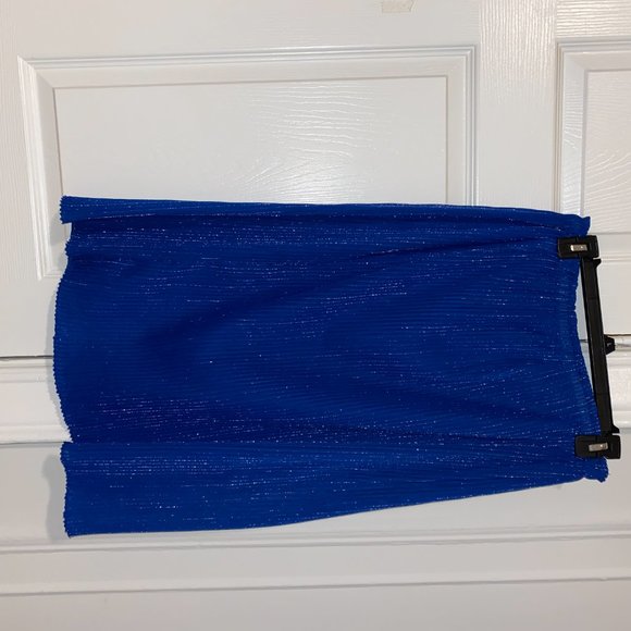 Blue midi skirt - Picture 2 of 2